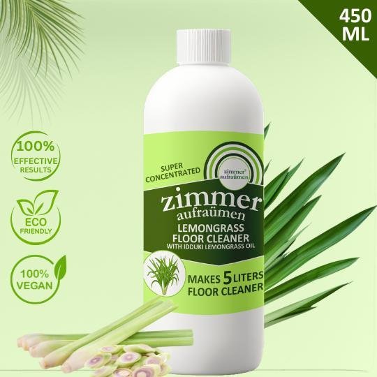 Super Concentrated Floor Cleaner Lemongrass (450 ml makes 5L Cleaner)