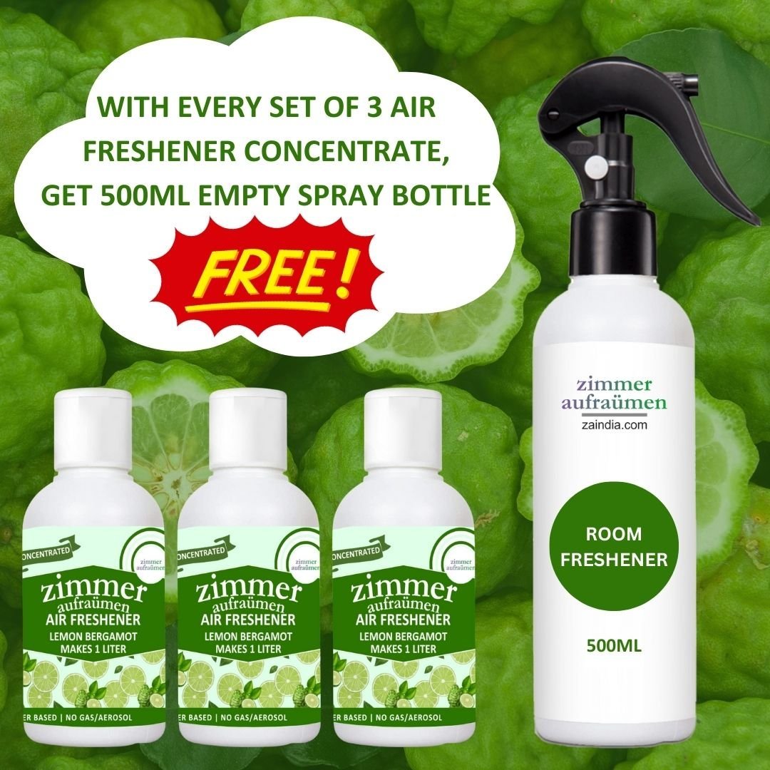 Natural Air Freshener Concentrate (3X50 ml)-Makes 3L (Three Fragrances)