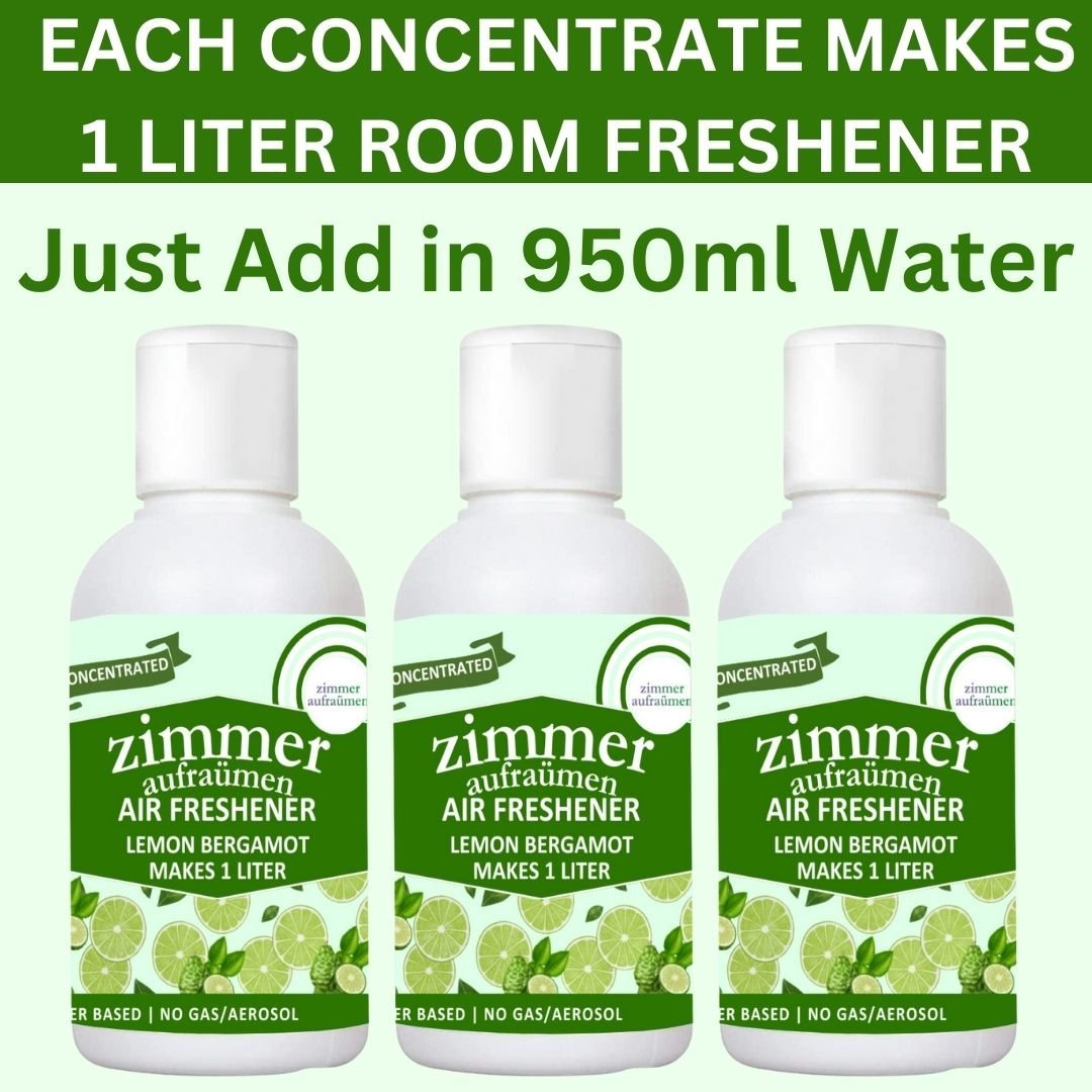 Natural Air Freshener Concentrate (3X50 ml)-Makes 3L (Three Fragrances) - Image 4
