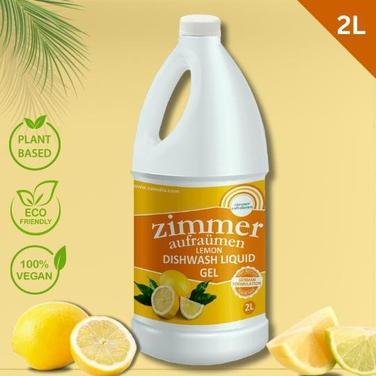 Dishwash Liquid Gel- Lemon Fragrance- 2L (With Power of Tamarind )