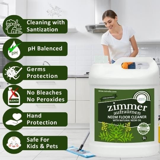 Floor Cleaner Concentrate Cum Disinfectant With Neem Oil 5 Liters - Image 3