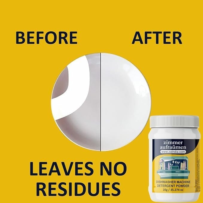 Automatic Machine Dishwasher Detergent Powder (1Kg) | Deep Clean - Image 4