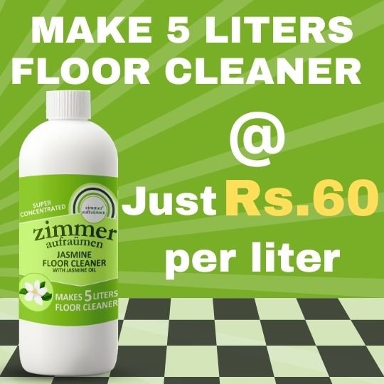 Super Concentrated Floor Cleaner Jasmine (450 ml makes 5L Cleaner) - Image 4