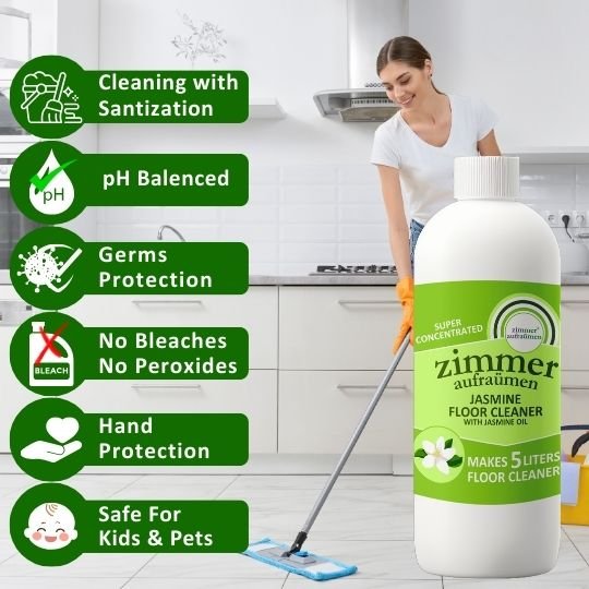 Super Concentrated Floor Cleaner Jasmine (450 ml makes 5L Cleaner) - Image 2