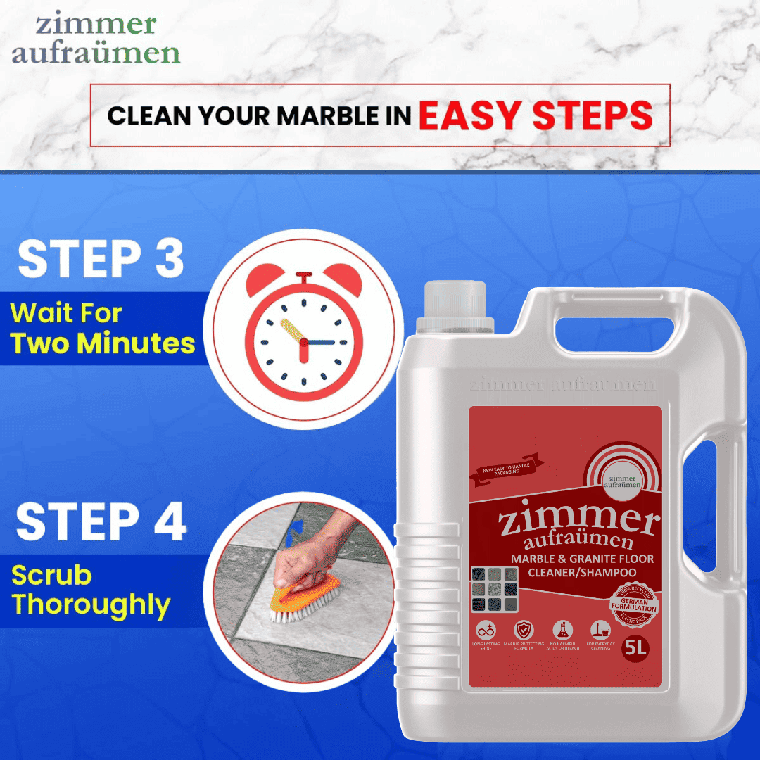 Powerful Marble Cleaner Shampoo - 5 Liter (For All Type of Soft Stones) - Image 4