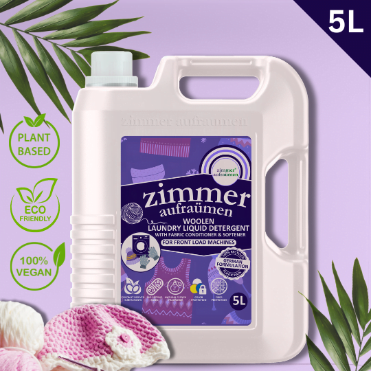 Liquid Detergent For Woolen, Silk, Chiffon (5L) For Front Load Machine