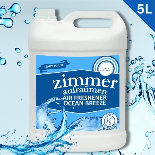 Natural Air Freshener - Blue Ocean Breeze 5 L (Ready To Use) | Refill
