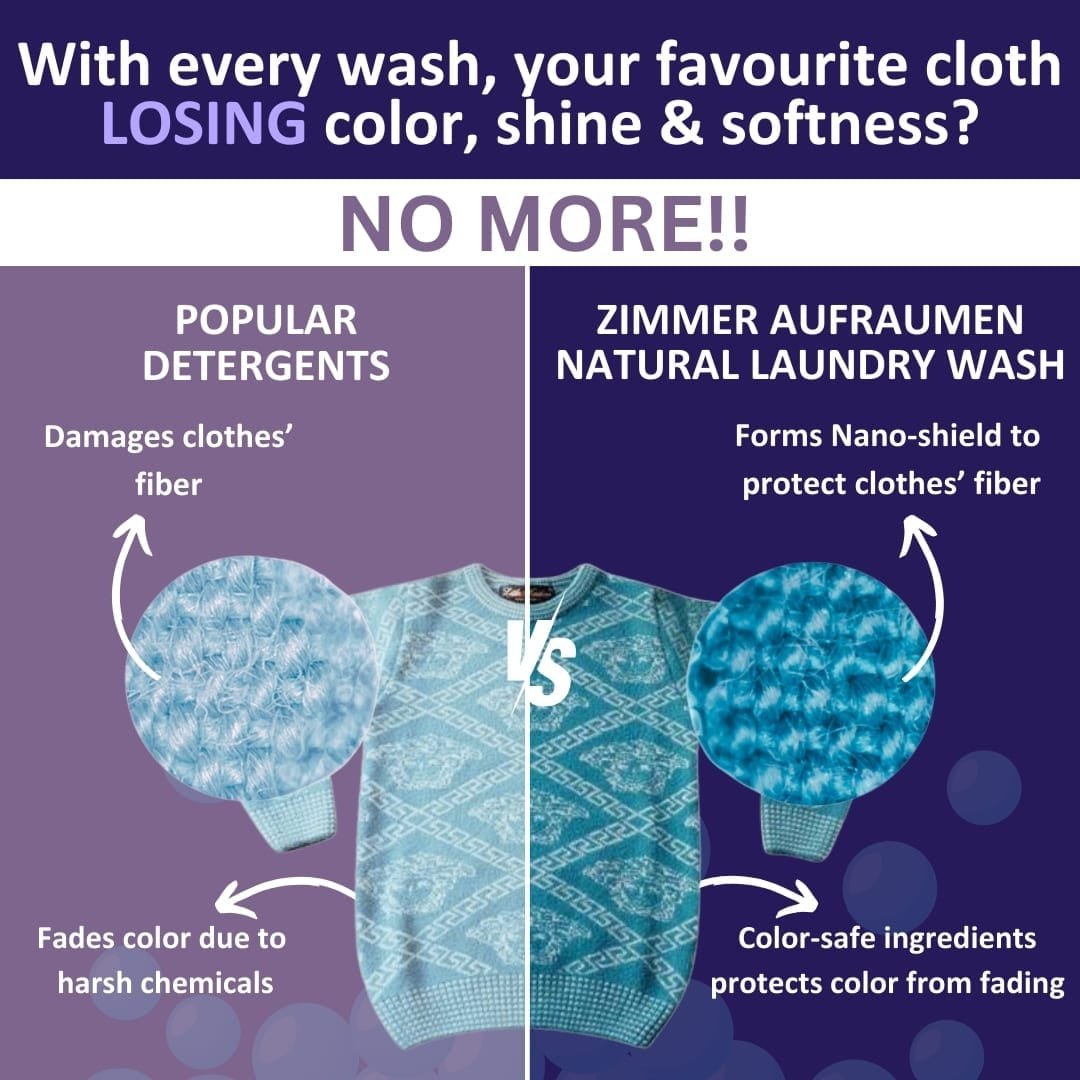 Liquid Detergent For Woolen, Silk, Chiffon (5L) For Front Load Machine - Image 4