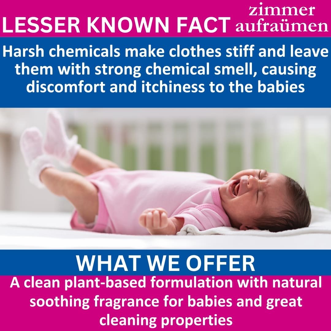 Liquid Detergent 5L for Baby Clothes | Decyl Glucoside Based| Bio-Enzyme Powered | Rose Water Base| Top & Front Load - Image 3