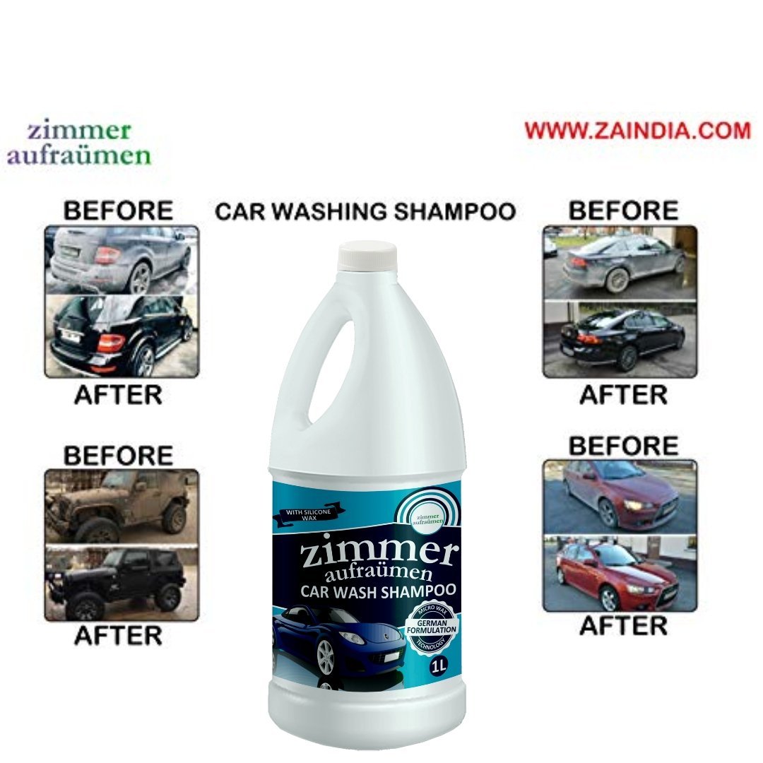 Car Wash Shampoo (1L) With Silicone Oils & Micro Wax Coating Technology - Image 4