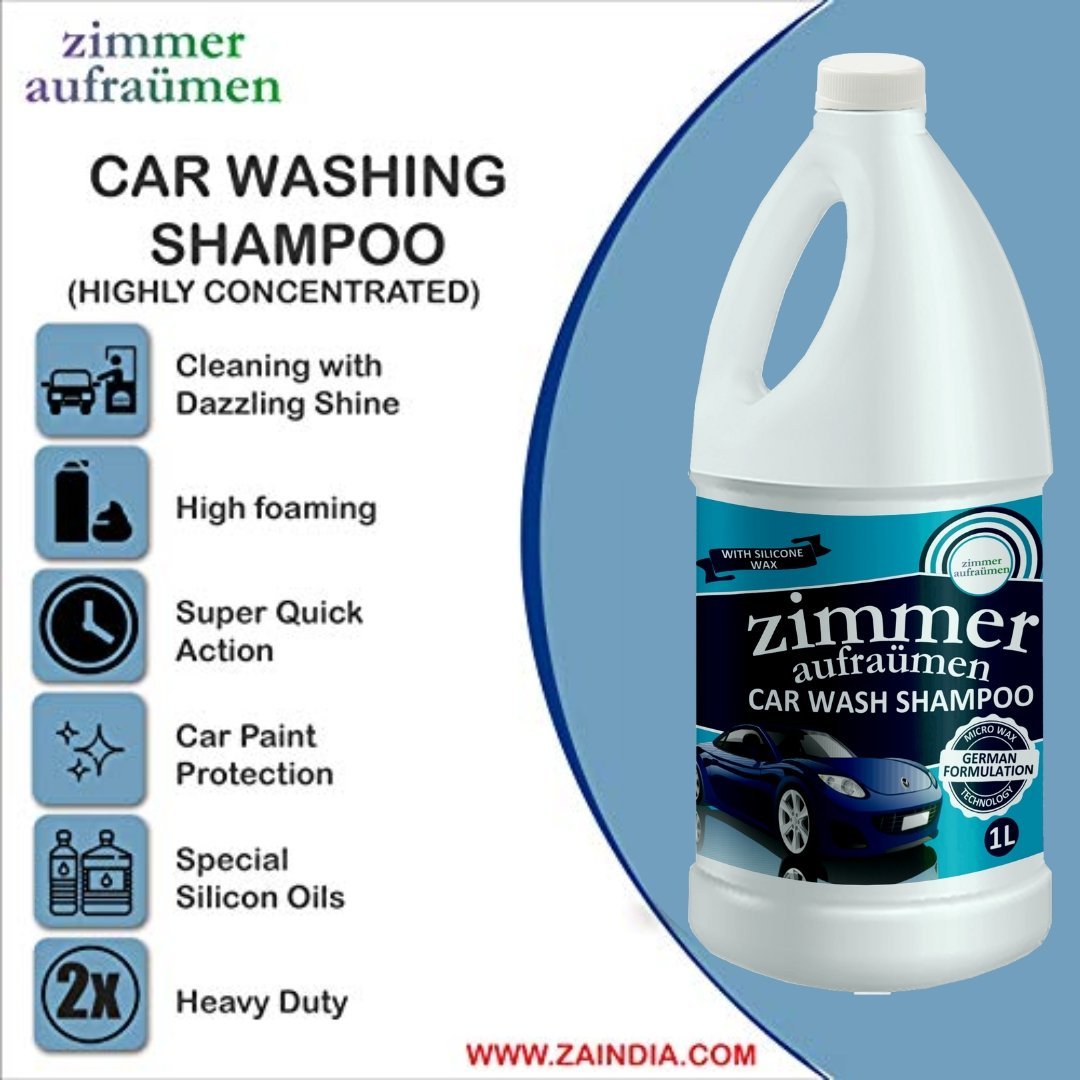 Car Wash Shampoo (1L) With Silicone Oils & Micro Wax Coating Technology - Image 2