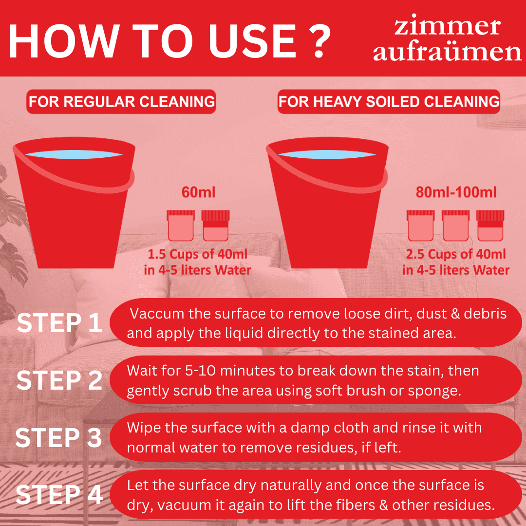 Carpet Cleaner Liquid / Shampoo 5 Liters with Lasting French Fragrance. - Image 5