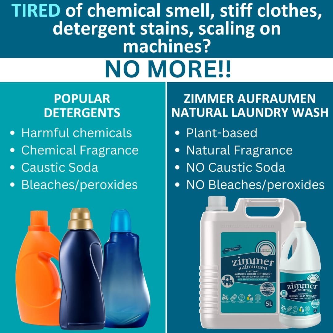 Bio Enzymes Based Laundry Liquid Detergent (2L) - Front Load Machine - Image 7