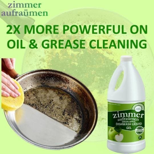 Dishwash Liquid Gel- Green Apple Fragrance- 2L (With Power of Neem ) - Image 3