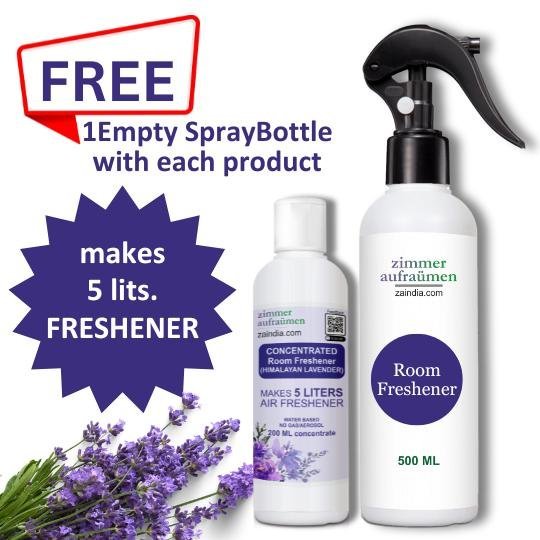 Natural Air Freshener Concentrate Lavender (200ml)-makes 5L Liquid - Image 2