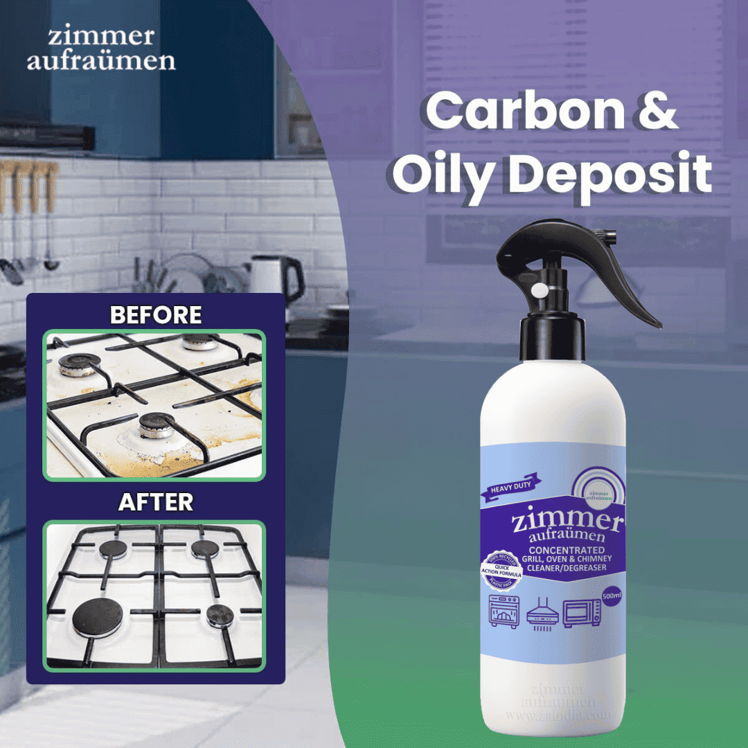 Grill & Chimney Cleaner Grease Remover Spray 500ml | Deep Clean & Shine - Image 4