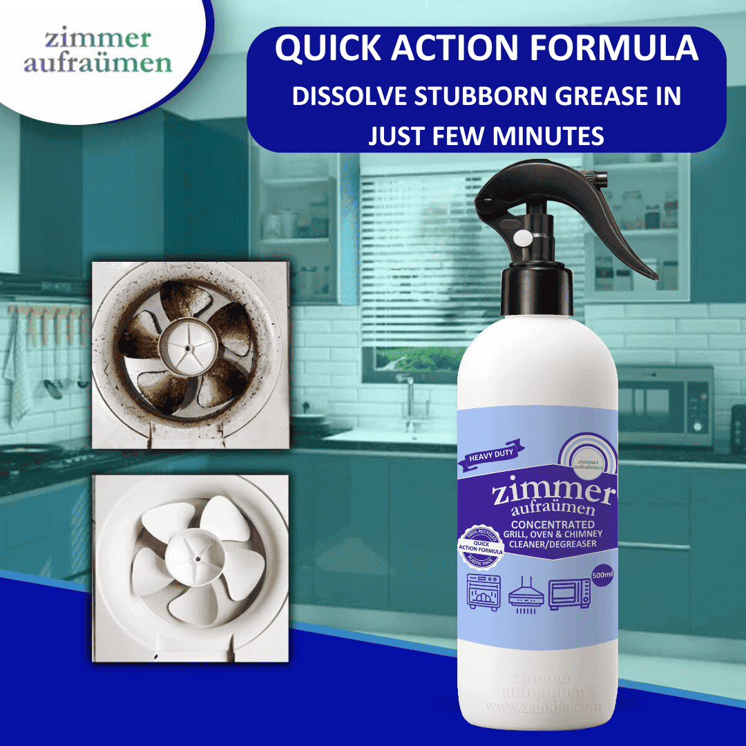 Grill & Chimney Cleaner Grease Remover Spray 500ml | Deep Clean & Shine - Image 2