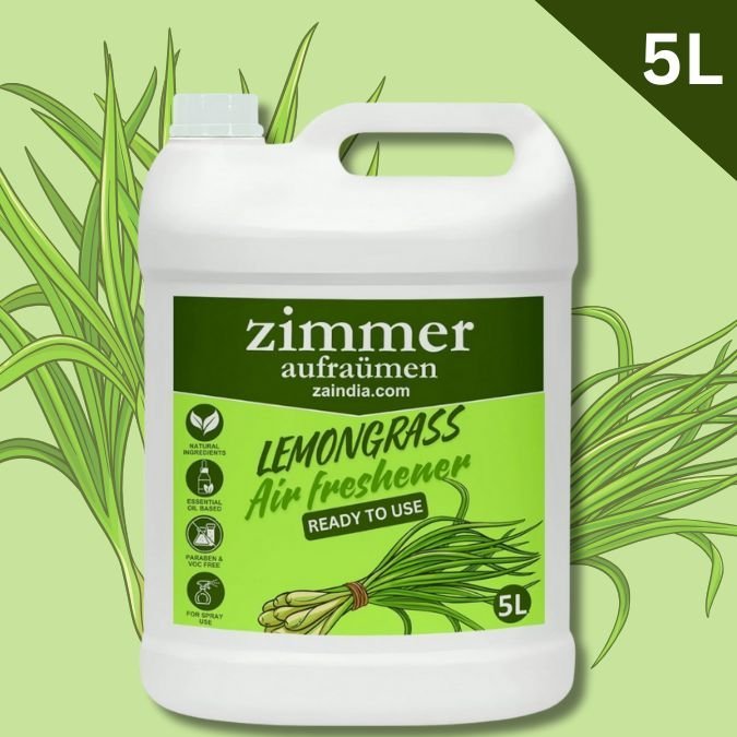 Natural Air Freshener - Idukki Lemongrass 5 L (Ready To Use) |Refill