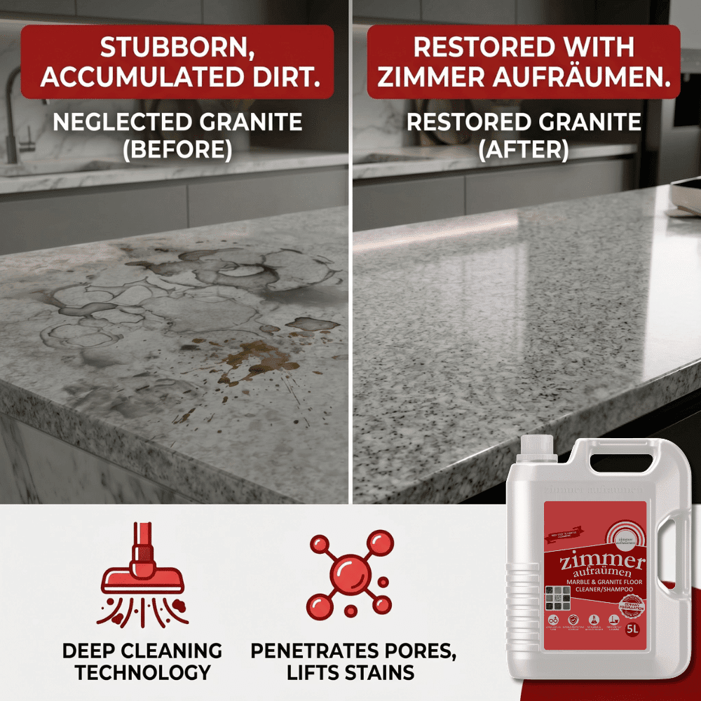 Zimmer Aufraumen Powerful Marble Cleaner Shampoo 5 Litre | pH Neutral & Acid-Free Liquid for Italian Marble, Granite & Natural Stone Floors - Image 3