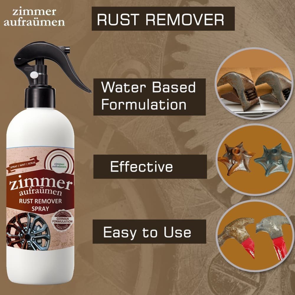 Metal Rust Remover Liquid Spray- 500 ml | Industrial Grade Rust remover - Image 4