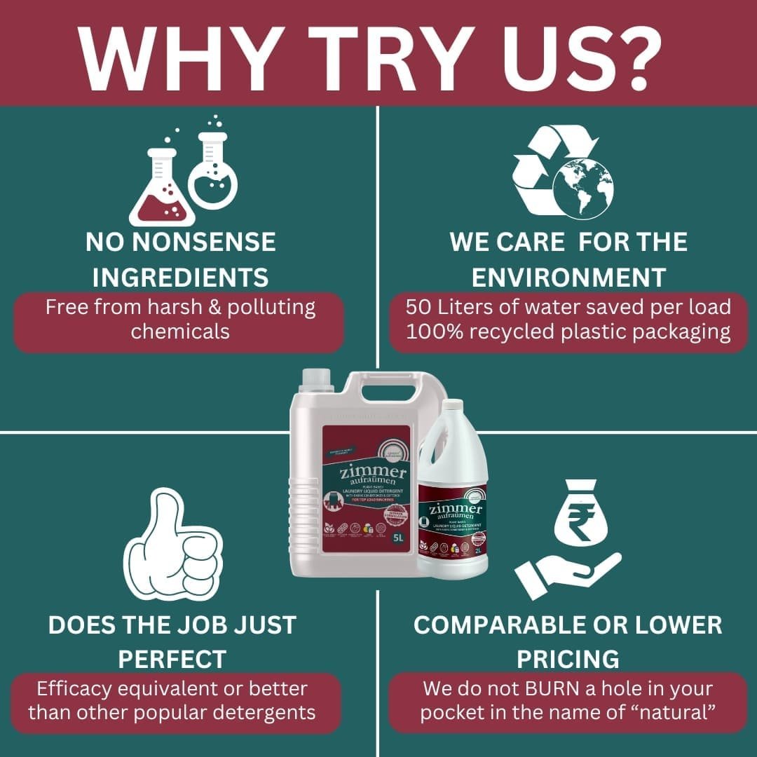 Bio Enzymes Based Laundry Liquid Detergent (2L) - Top Load Machine - Image 6