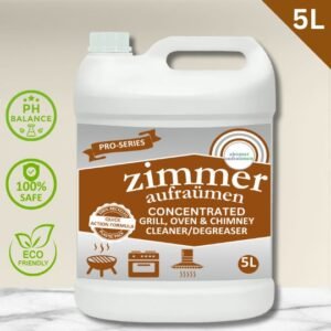 Zimmer Aufraumen Pro Grill, Oven, Chimney Cleaner & Degreaser 5Lit. Bio Enzymes Based Surfactant