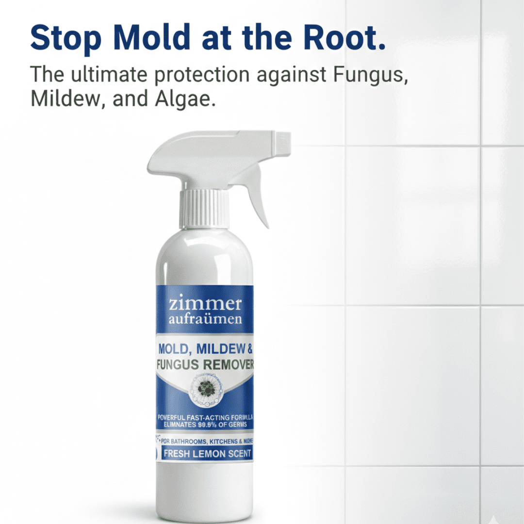 Mold, Mildew & Fungus Remover Spray 500 ml - Fast-Acting Kai (Algae/Moss) Cleaner for Bathrooms & Kitchens - Eliminates 99.9% Germs - Fresh Lemon Scent - Image 3