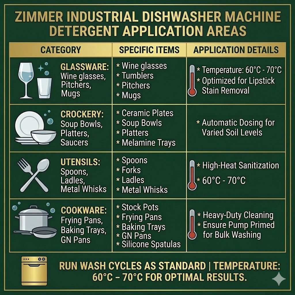 Industrial Dishwasher Machine Detergent Liquid 5L | Zero-Foam | Anti-Scale | For Professional Self-Suction Dishwashers - Image 2