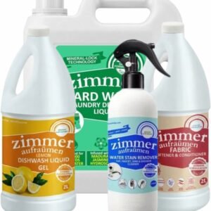 Hardwater Detergent-5L+Fabric Softener-2L+Dishwash Gel-2L+Limescale Cleaner Spray