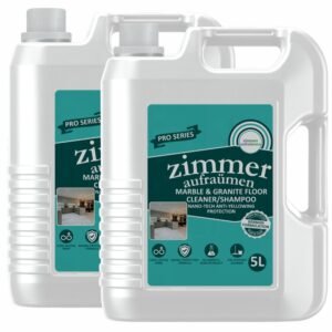 Zimmer Aufraumen Natural Herbal Marble & Granite Floor Cleaner Concentrate – Sweet Alyssum & Wild Berry Scent (2X5 Litre)